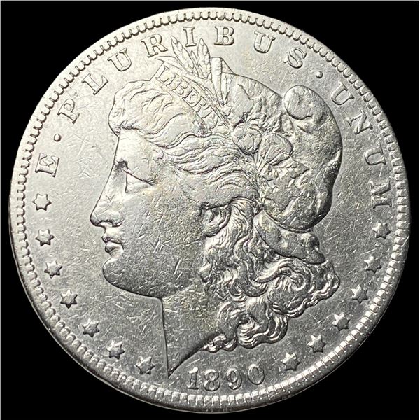1890-CC Silver Morgan Dollar NEARLY UNCIRCULATED