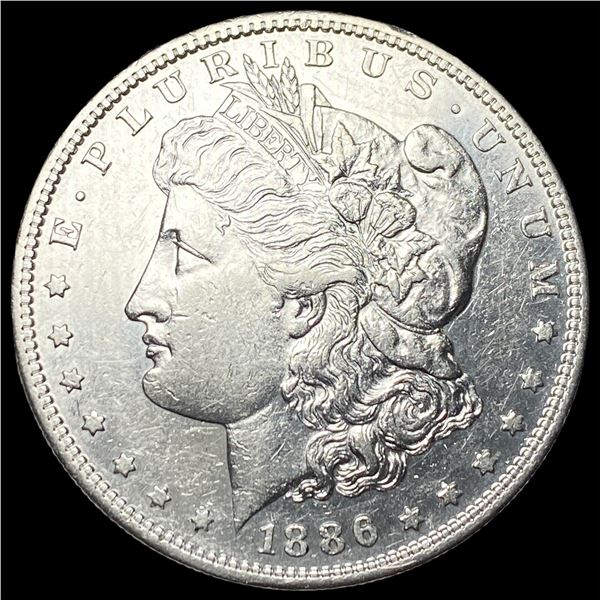 1886-S Morgan Silver Dollar CHOICE AU
