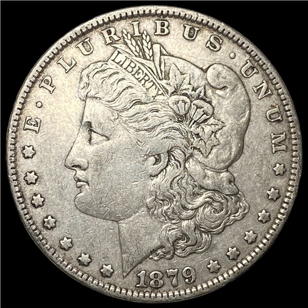 1879 Silver Morgan Dollar NEARLY UNCIRCULATED