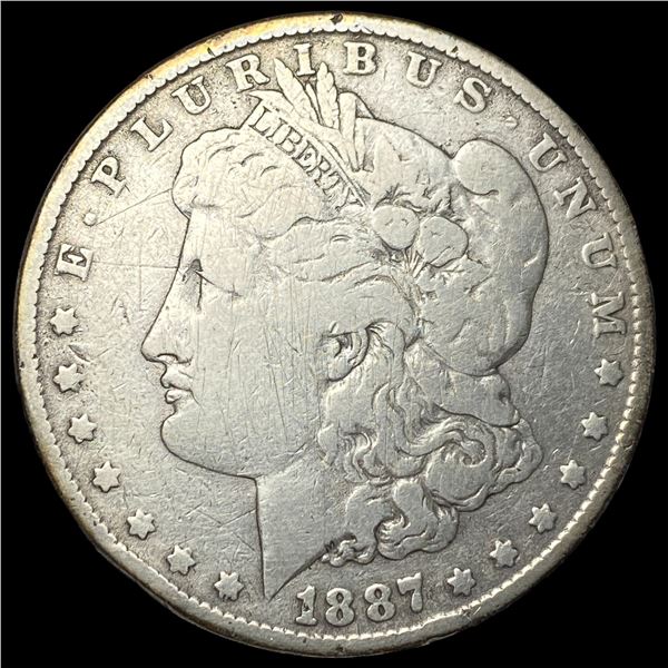 1887/6 Morgan Silver Dollar LIGHTLY CIRCULATED