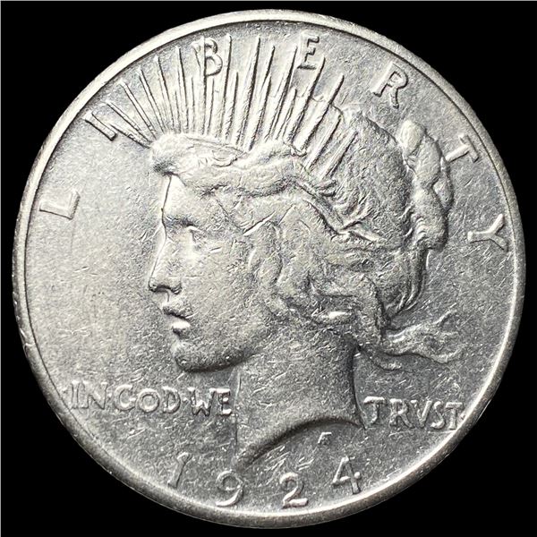 1924-S Peace Silver Dollar CLOSELY UNCIRCULATED