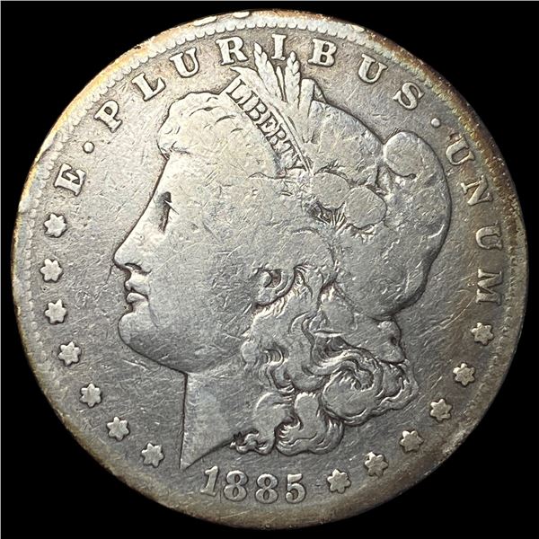 1885-S Morgan Silver Dollar NEARLY UNCIRCULATED