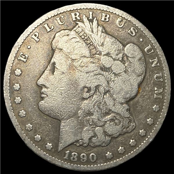 1890-CC Silver Morgan Dollar LIGHTLY  CIRCULATED