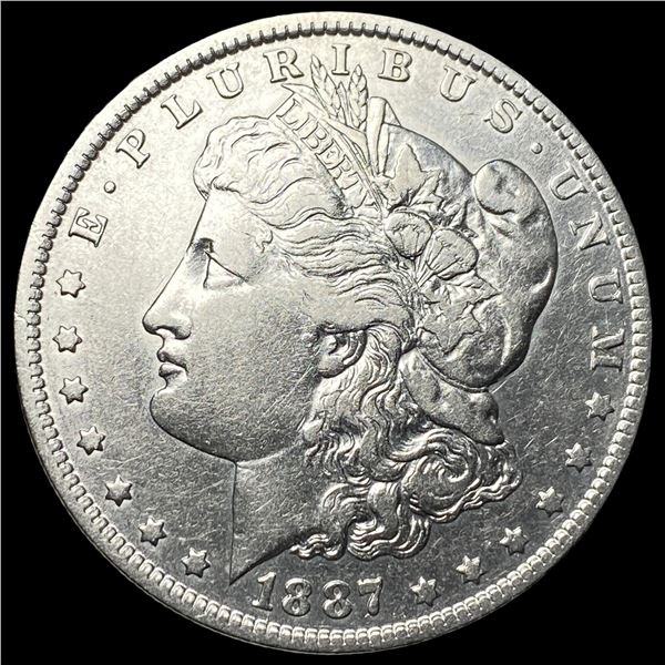 1887-O Silver Morgan Dollar CHOICE AU