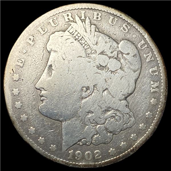 1902 Silver Morgan Dollar CLOSELY UNCIRCULATED