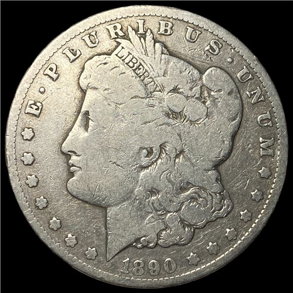1890-CC Silver Morgan Dollar LIGHTLY  CIRCULATED