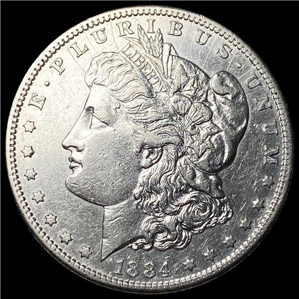 1884-S Silver Morgan Dollar CHOICE AU