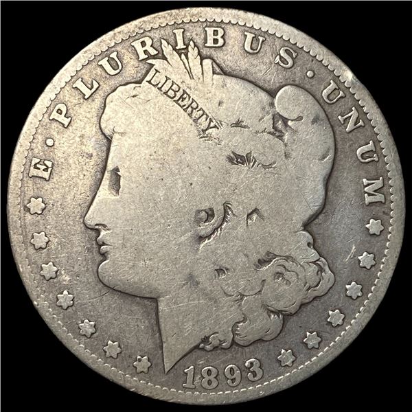 1893-O Silver Morgan Dollar LIGHTLY  CIRCULATED