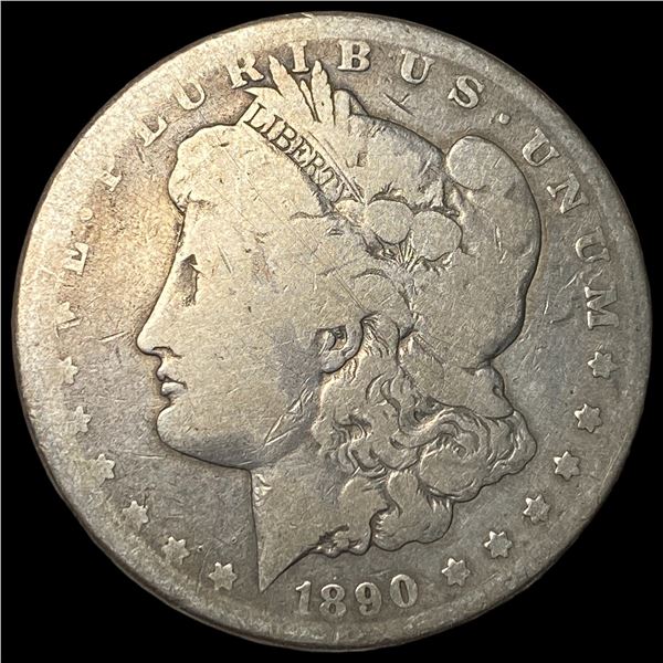 1890-CC Silver Morgan Dollar LIGHTLY  CIRCULATED