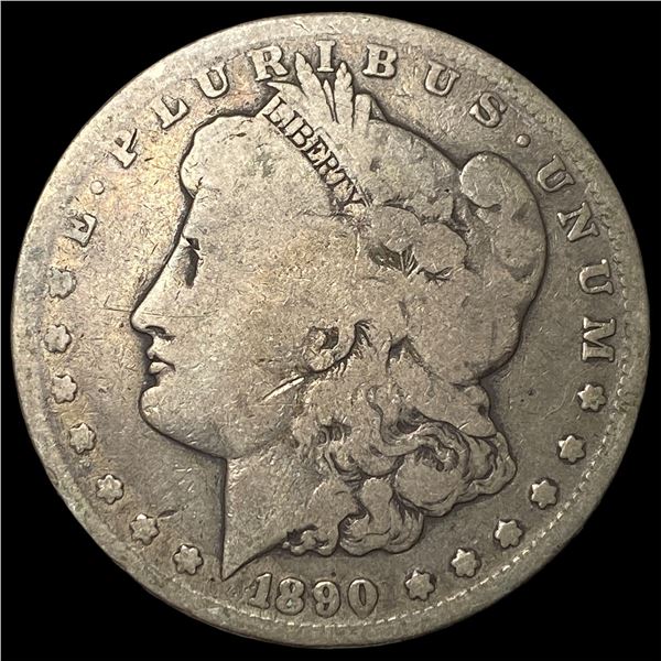 1890-CC Silver Morgan Dollar LIGHTLY  CIRCULATED