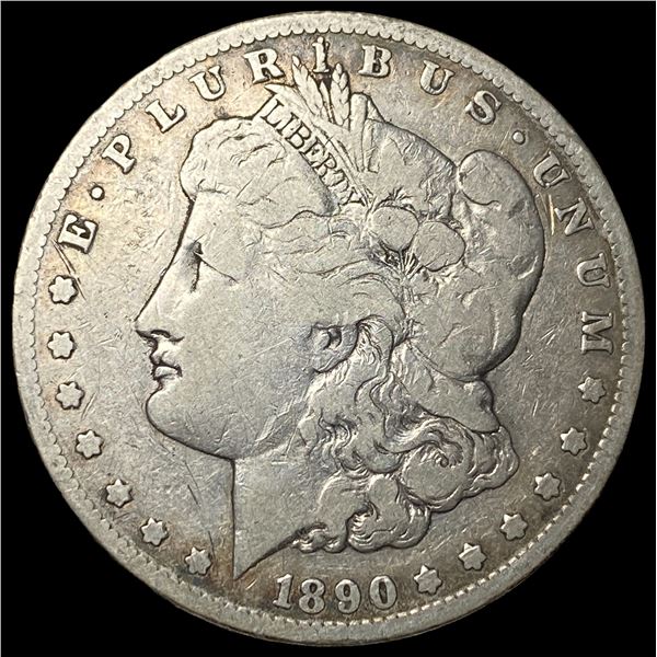 1890-CC Silver Morgan Dollar LIGHTLY  CIRCULATED