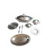 Image 1 : Mariboro Silver Plate on Copper Serving Set, Made in Canada