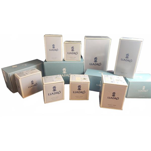 Lladro Porcelain Figurine Collection in Original Boxes