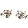 Image 2 : Rogers Silverplate Tea Set, Candlesticks, and Collector Spoons