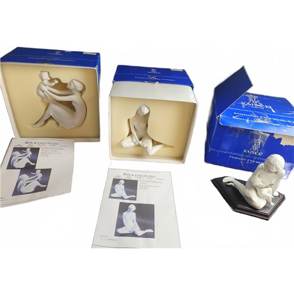 Kaiser Porcelain Figurine Collection – Set of 3 with Boxes