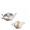 Image 2 : Silver-Plated 7-Piece Tea and Coffee Service Set with Tray