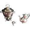 Image 3 : Silver-Plated 7-Piece Tea and Coffee Service Set with Tray