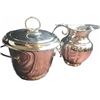 Image 5 : Silver-Plated 7-Piece Tea and Coffee Service Set with Tray