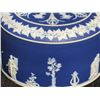 Image 6 : Samuel Lear 1884 Blue Jasperware Cheese Dish, Rare Piece