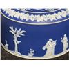 Image 7 : Samuel Lear 1884 Blue Jasperware Cheese Dish, Rare Piece