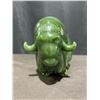 Image 11 : Three Real Jade Muskox Figures with Heavy Stone Base