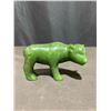 Image 16 : Three Real Jade Muskox Figures with Heavy Stone Base