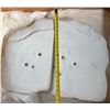 Image 20 : Three Real Jade Muskox Figures with Heavy Stone Base