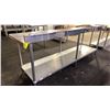Image 3 : EFI STAINLESS STEEL COMMERCIAL PREPARATION TABLE APPROX 96"L X 30"D X 33.5"H