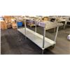 Image 3 : EFI STAINLESS STEEL COMMERCIAL PREPARATION TABLE APPROX 96"L X 30"D X 33.5"H