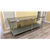 Image 2 : EFI STAINLESS STEEL COMMERCIAL PREPARATION TABLE APPROX 96"L X 30"D X 34"H