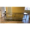 Image 1 : OMEGA STAINLESS STEEL COMMERCIAL PREPARATION TABLE APPROX 96"L X 24"D X 34"H