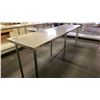 Image 2 : OMEGA STAINLESS STEEL COMMERCIAL PREPARATION TABLE APPROX 96"L X 24"D X 34"H