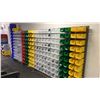 Image 3 : 4 SECTIONS OF GREY METAL ADJUSTABLE STORAGE BIN SHELVING WITH ASSORTED ULINE BINS- EACH SECTION