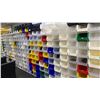 Image 3 : LARGE GROUP OF ASSORTED SIZED ULINE STACKABLE STORAGE BINS