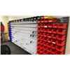 Image 2 : 5 SECTIONS OF GREY METAL ADJUSTABLE STORAGE BIN SHELVING WITH ASSORTED ULINE BINS- EACH SECTION