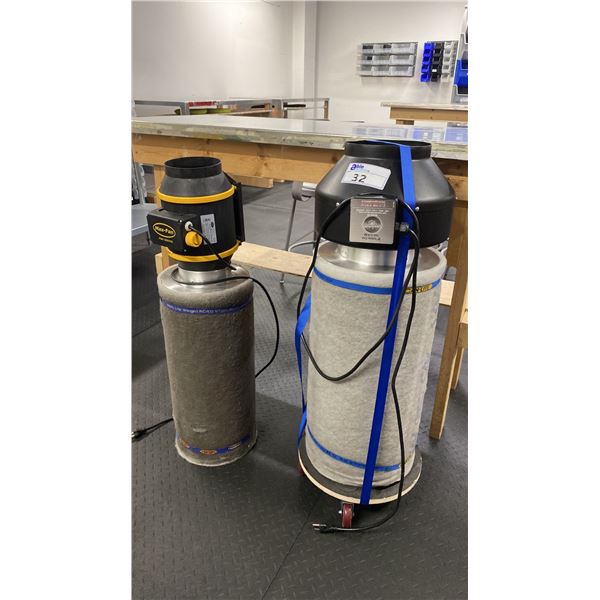 STEALTH F8, 8" INLINE FAN & MAX-FAN PRO SERIES 6" INLINE FAN/FILTER SYSTEMS