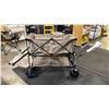 Image 1 : ULINE S-26110T, 2 TIER FOLDABLE UTILITY WAGON WITH ALL TERRAIN WHEELS *COLOR TAN*