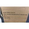 Image 4 : ULINE S-26110T, 2 TIER FOLDABLE UTILITY WAGON WITH ALL TERRAIN WHEELS *COLOR TAN*