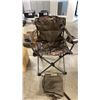 Image 2 : ULINE CAMO HEAVY DUTY FOLDING CAMPING CHAIR WITH CARRYING BAG