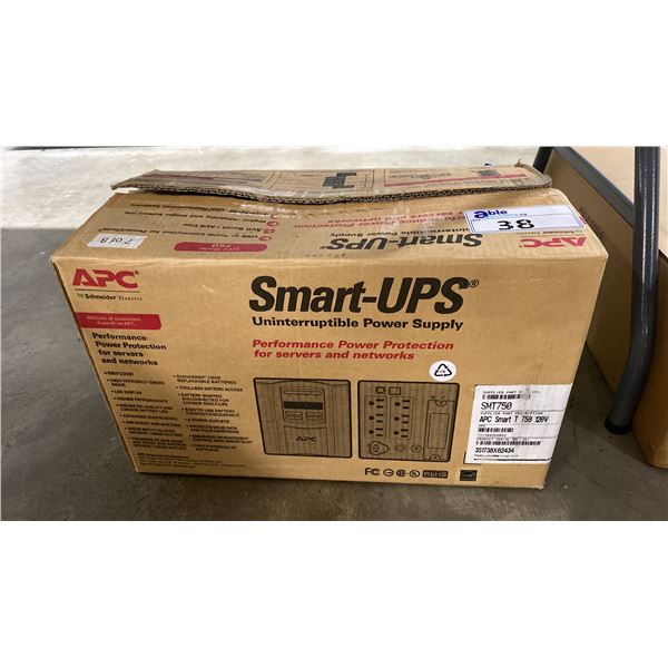 APC MODEL 750, 120V UNINTERRUPTIBLE POWER SUPPLY UNIT