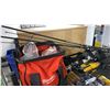 Image 2 : BLACK MOBILE METRO STYLE RACK WITH ASSORTED TOOL/HARDWARE CONTENTS
