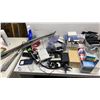 Image 7 : LARGE GROUP OF ASSORTED OFFICE ITEMS, 2 DESKS & SMALL MOBILE DESK/TABLE