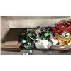 Image 8 : LARGE GROUP OF ASSORTED OFFICE ITEMS, 2 DESKS & SMALL MOBILE DESK/TABLE
