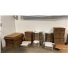Image 1 : LARGE GROUP OF ASSORTED ULINE CORRUGATED CARDBOARD SHIPPING/STORAGE BOXES