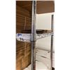 Image 2 : ULINE ADJUSTABLE MOBILE METRO STYLE SHELVING UNIT APPROX 48"L X 18"D X 69"H
