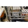 Image 3 : ULINE ADJUSTABLE MOBILE METRO STYLE SHELVING UNIT APPROX 48"L X 18"D X 69"H