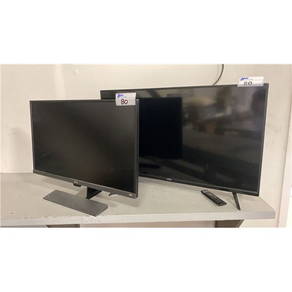 VISIO V405-G9 40" SMART LED TV WITH REMOTE & BENQ EW3270-T MONITOR