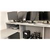 Image 3 : GROUP OF 5 ASSORTED COMPUTER MONITORS, VIEWSONIC MONITOR, COMPUTER SPEAKERS, MONITOR STANDS,