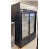 Image 1 : QBD CD45-HC TWO SECTION COMMERCIAL GLASS DOOR MERCHANDISER REFRIGERATOR