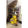 Image 1 : RANGER PRO LINE METAL SHELVING UNIT WITH ASSORTED JANITORIAL ITEMS & HARDWARE